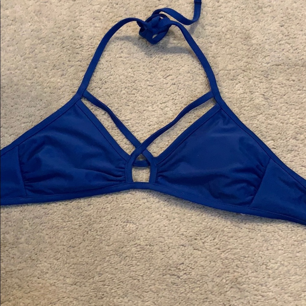 Xhilaration size medium royal blue bikini top